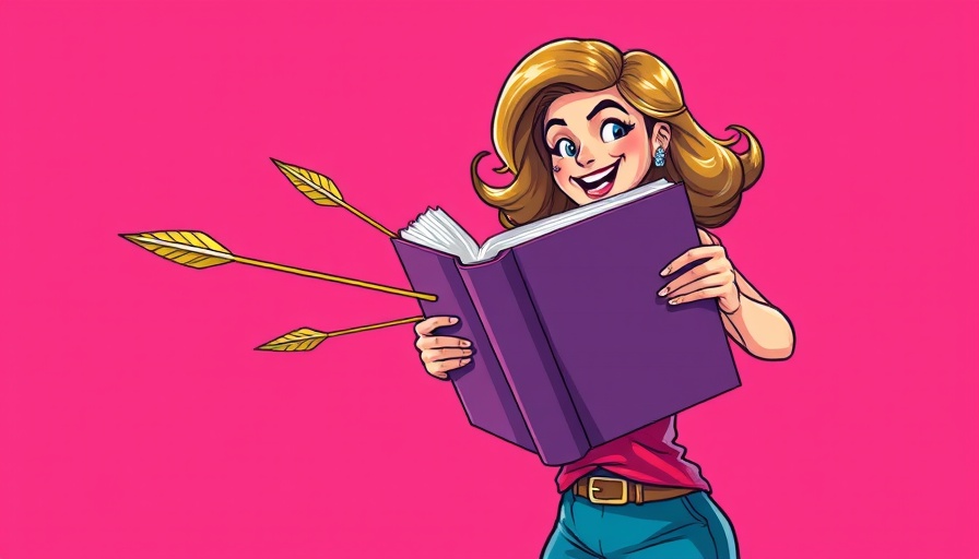 Artistic depiction of a woman shielding with a book.
