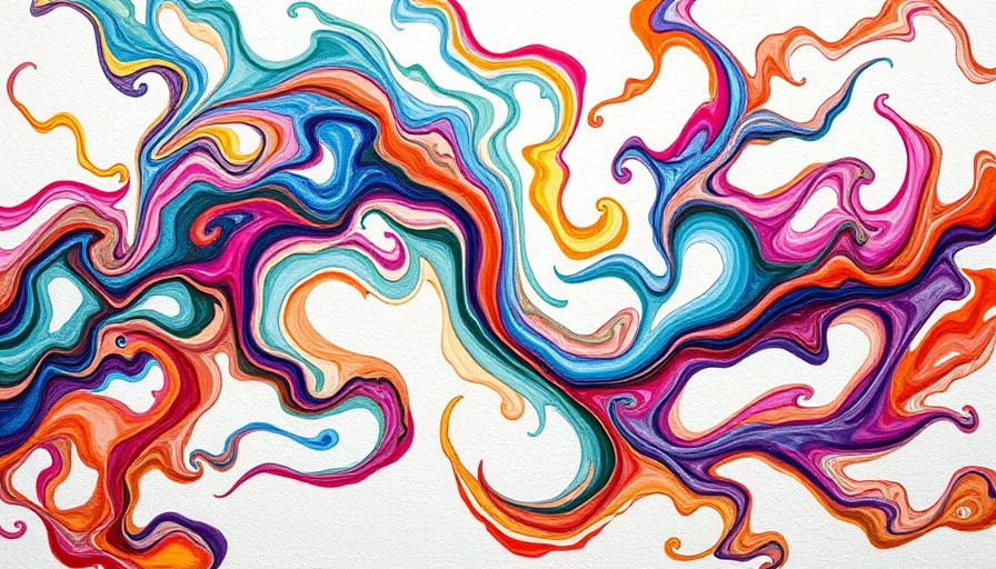 Abstract patterns depicting the complexity of Aligning Artificial General Intelligence.