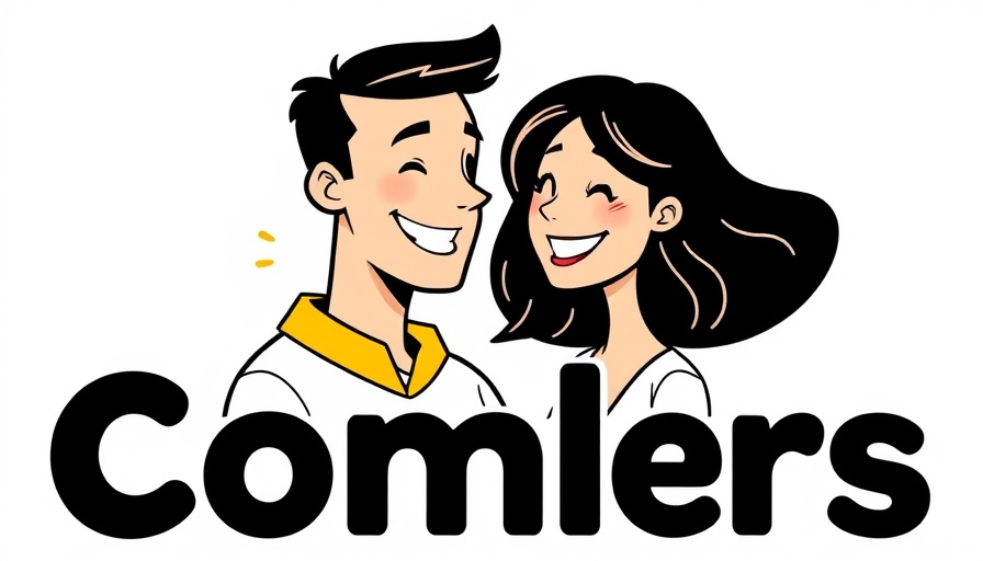 Cartoon of qualities of a good listener with man and woman smiling