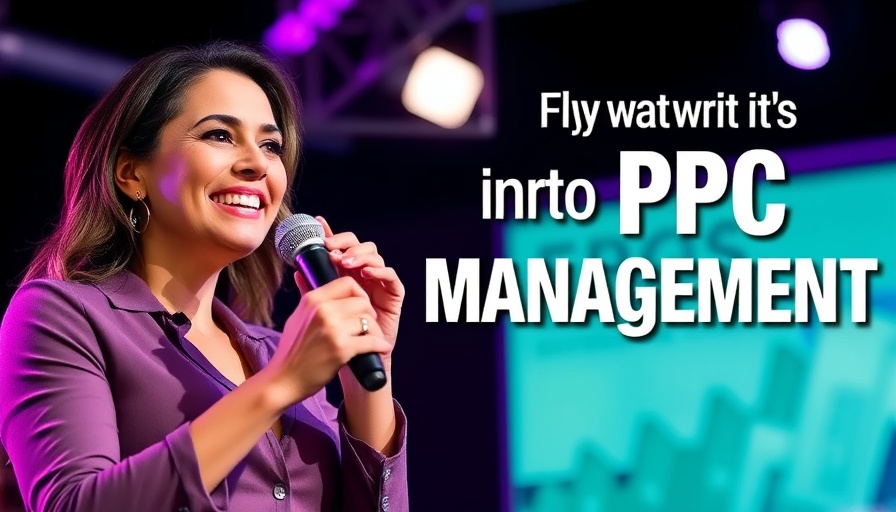 Dynamic PPC management presentation with vibrant design.