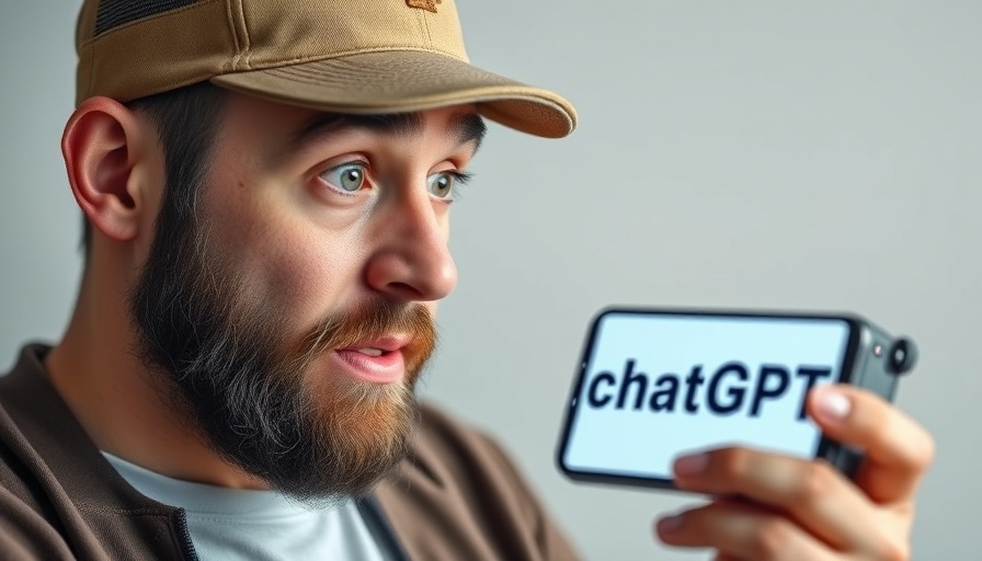 Engaging digital image of a man reacting to AI model trends.