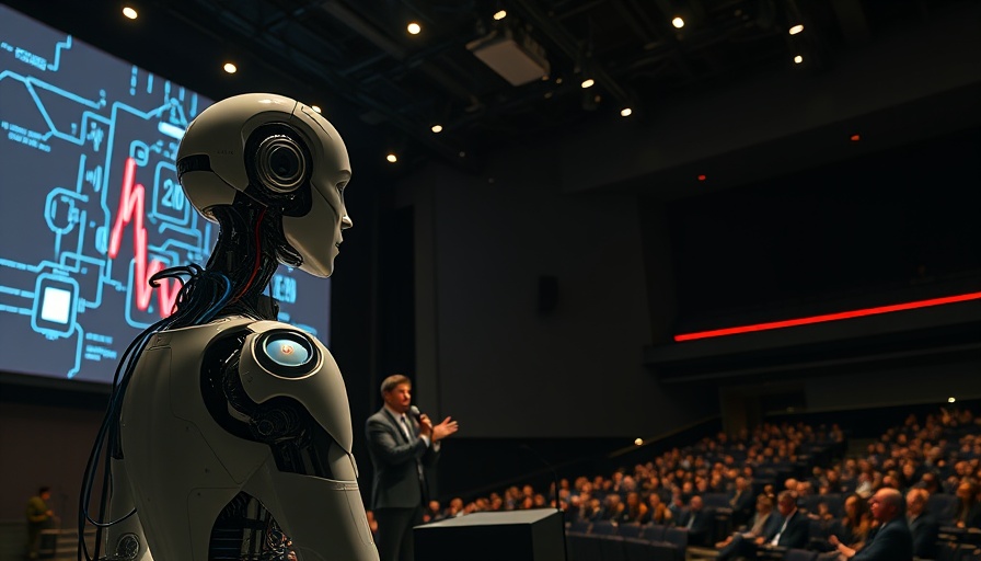 Presentation of the most efficient AI ever with futuristic robotic design.