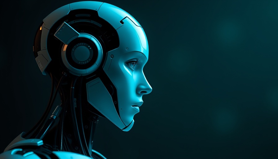 Futuristic AI humanoid showcasing latest AI innovations