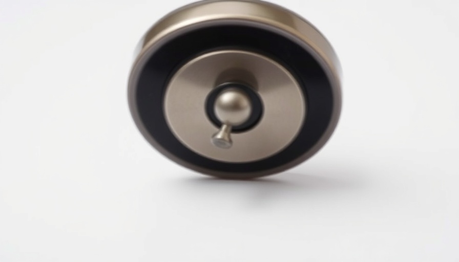 Spinning desk bell symbolizing tinnitus management techniques.