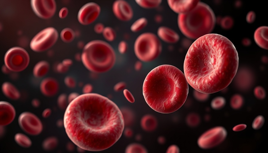 Immune resilience illustrated by floating blood cells, highlighting mortality risk.