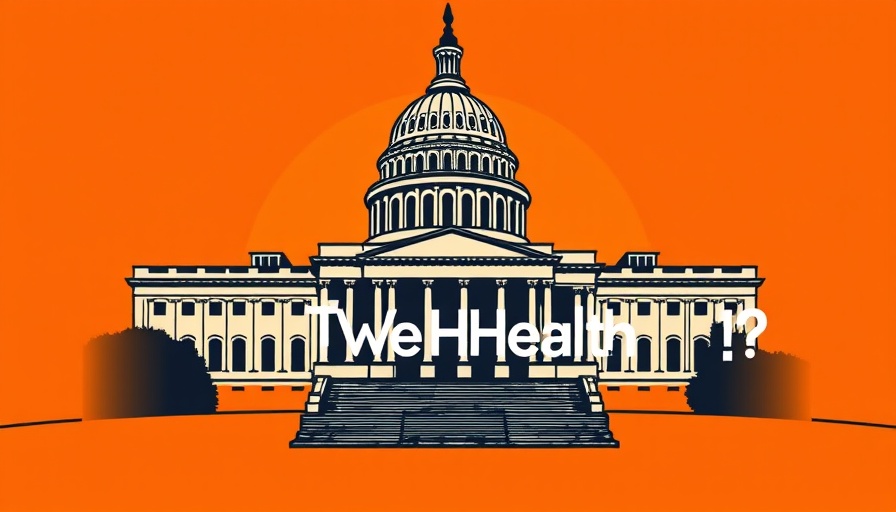 Graphic of US Capitol with 'What the Health?' text.