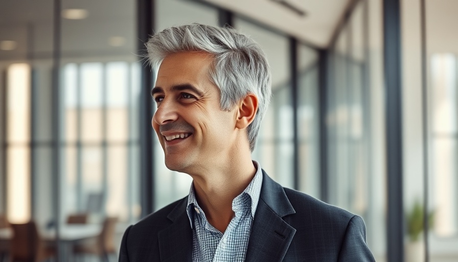 Professional man's portrait associated with radical life extension.
