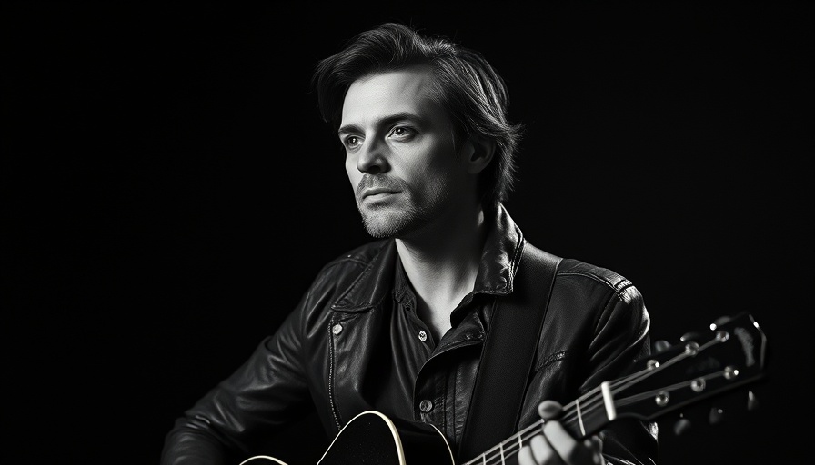 Vintage musician portrait, Rock and Roll Hall of Fame Nominees style.