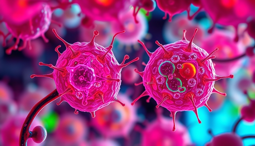 Microscopic view of cellular quality control depicting insulin resistance.