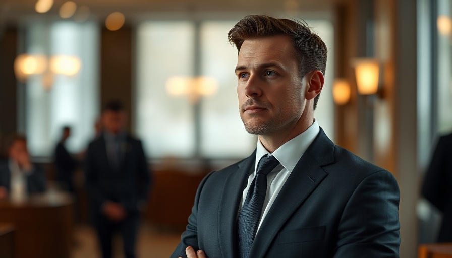 Thoughtful professional man in formal attire, OpenAI nonprofit structure.