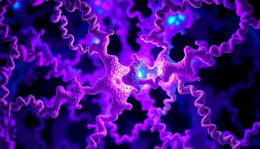 Intricate molecular structure illustrating protein maintenance pathway.