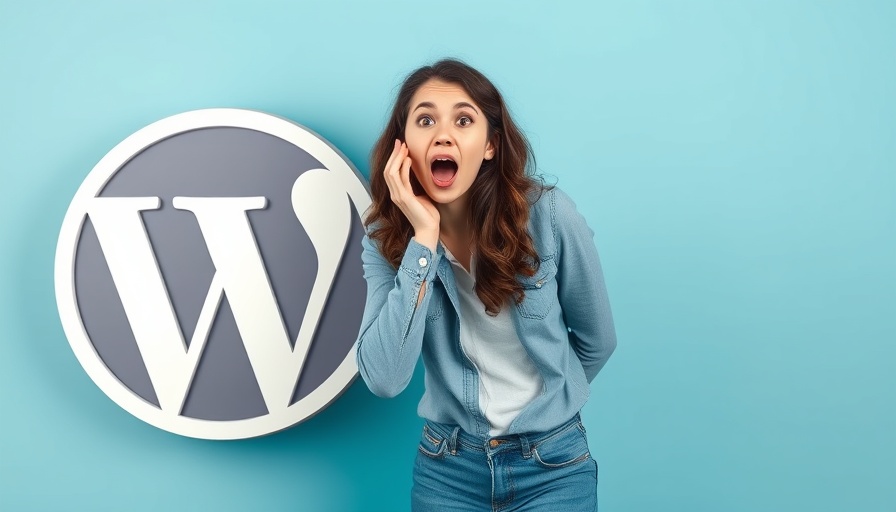 Surprised woman with WordPress logo, WordPress WooCommerce Bug.