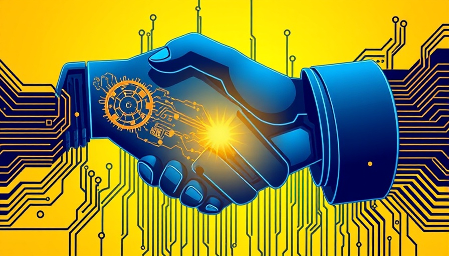 Symbolic handshake illustrating AI safety in Singapore collaboration.