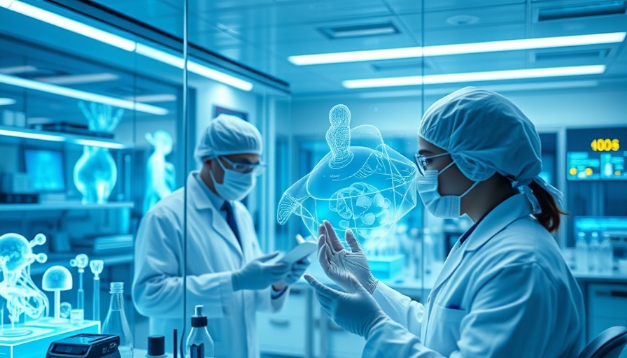 Advanced 3D printing with sound in futuristic lab.