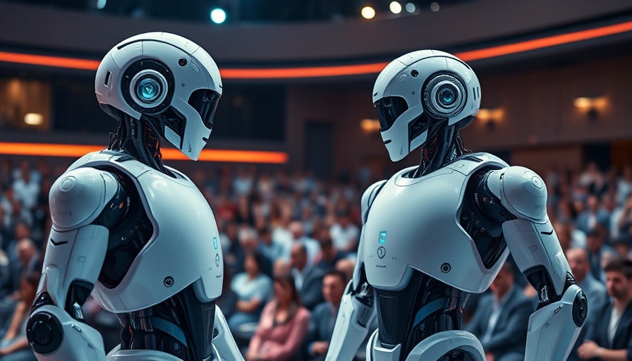 Unitree G1 humanoid robot advancements showcased on stage with audience.