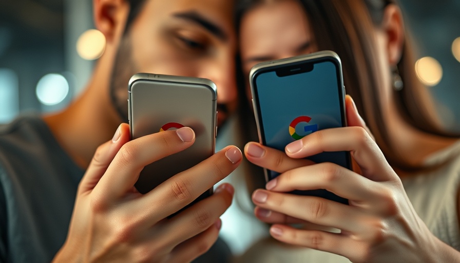 Google Advanced Protection displayed on Android phones in users' hands.