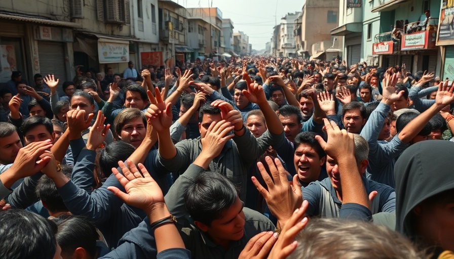 Desperate people reaching for food in Gaza food crisis