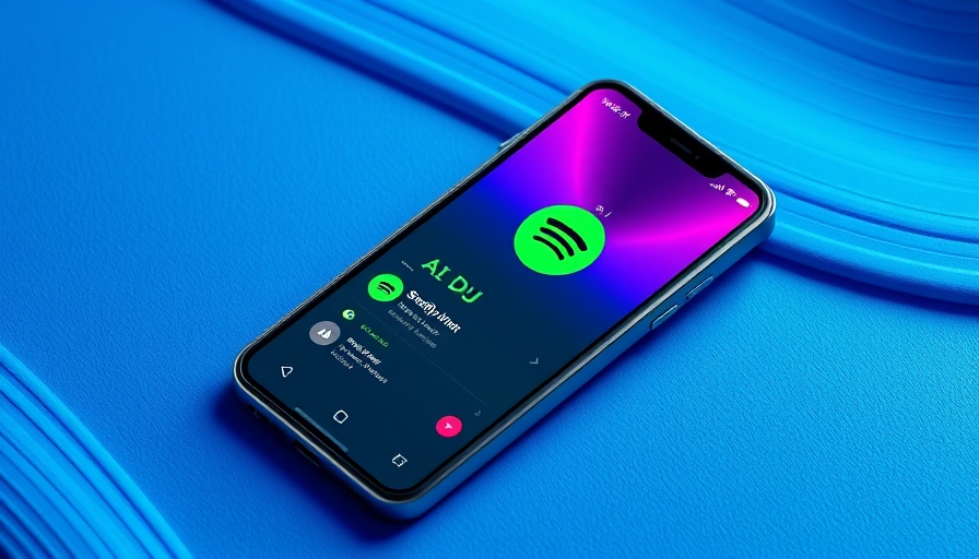 Spotify AI DJ feature displayed on smartphone screen