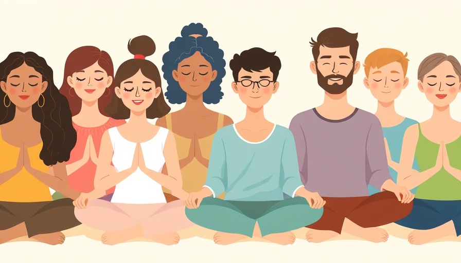 Diverse group meditating together, embodying benefits of mindfulness.