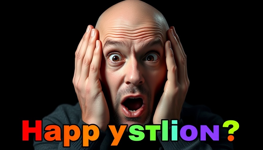 Surprised man reacts to Google Alpha Evolve AI Technology, text overlay.