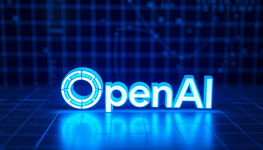 Glowing OpenAI logo on blue digital background representing AI agent for software engineering.