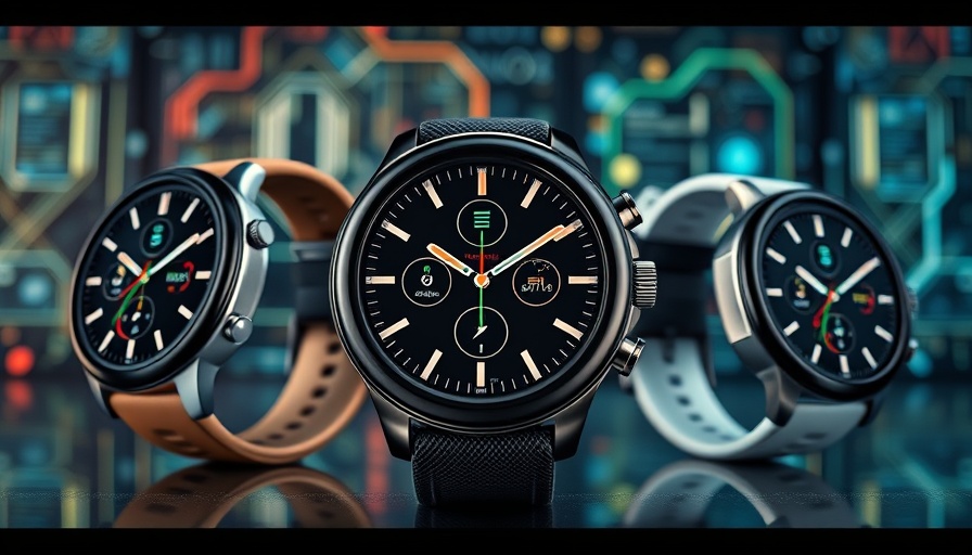 Modern smartwatches showcasing longer-lasting wearables.