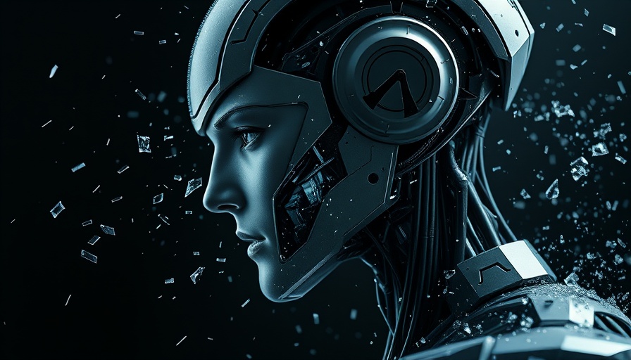 Futuristic robot head illustrating artificial general intelligence AGI.