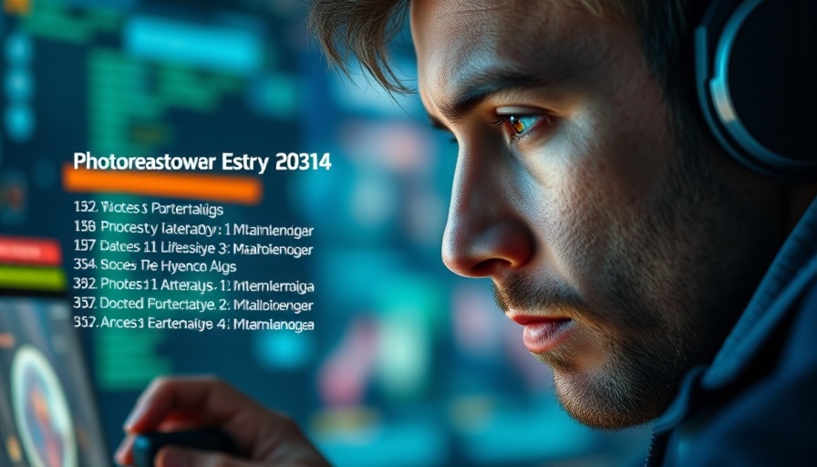 Man engaged in AI technology in gaming, command history visible.