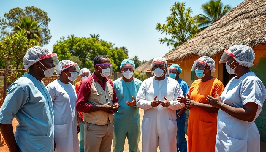 Healthcare workers in Nigeria discuss mpox transmission in rural setting.