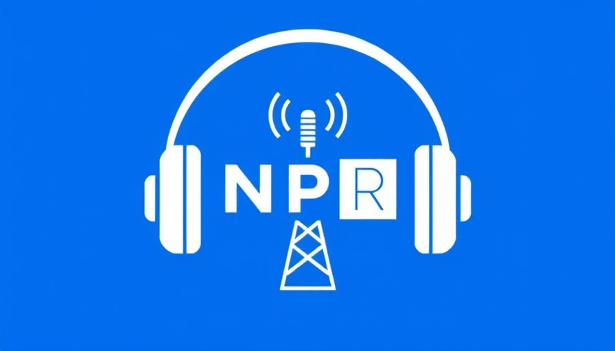 NPR logo on blue background