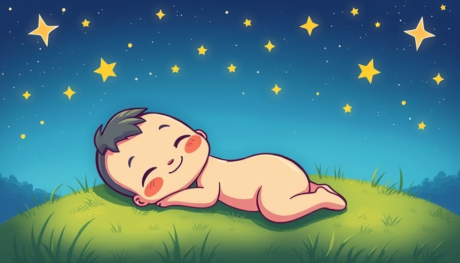 Whimsical cartoon character chasing dreams under starry sky