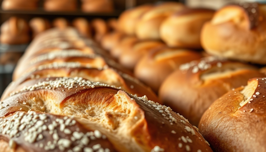 Close-up of pav bread ready for presentation in rustic bakery setting.