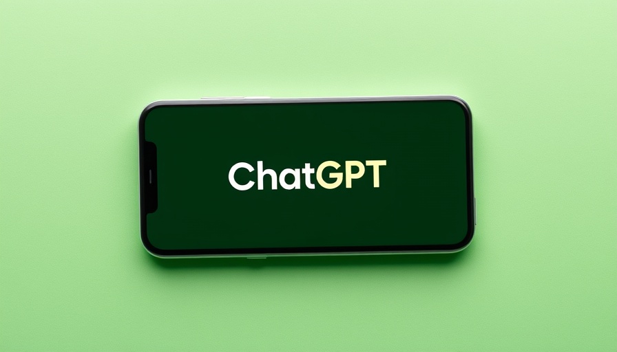 Smartphone with ChatGPT logo inspiring creativity in green background.