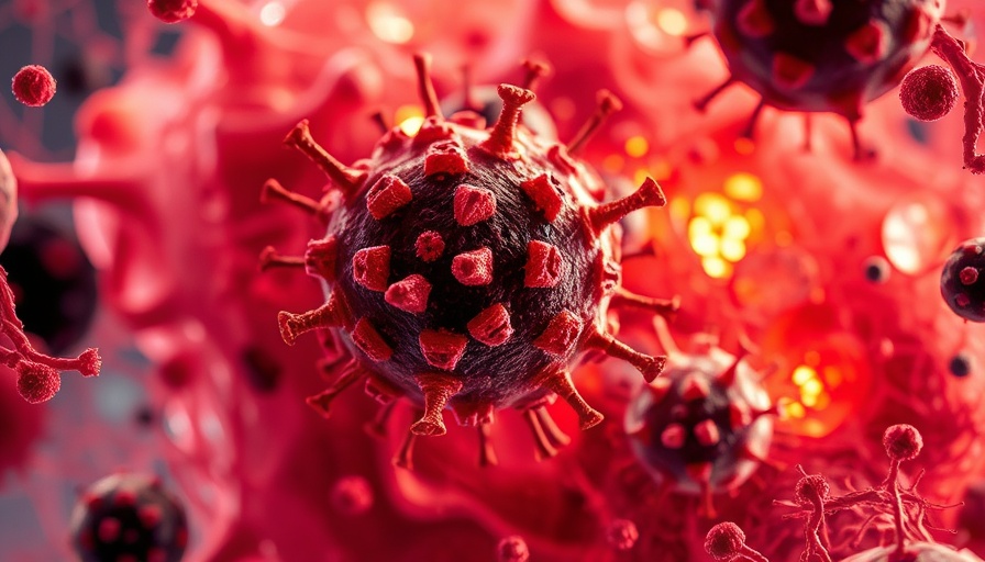 Illustration of Zika virus using cells' self-care system.