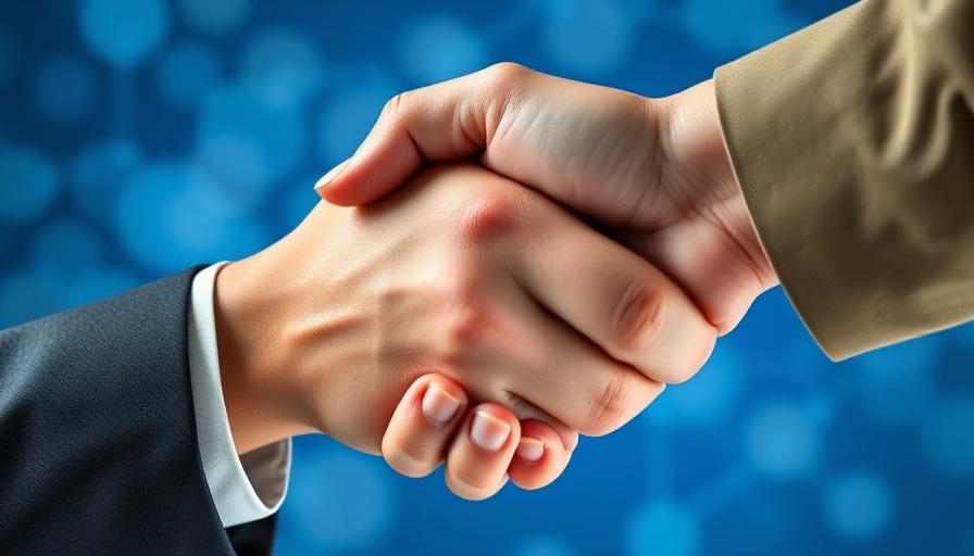 Fisent Technologies AI Process Automation partnership handshake.