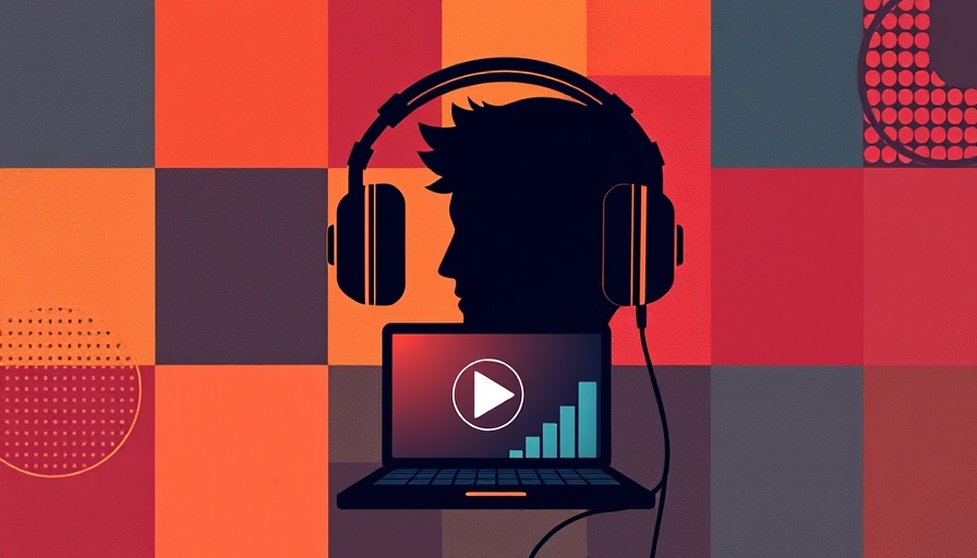 Colorful retro podcast illustration focused on Internet Dead Zones and Medicaid Cuts.