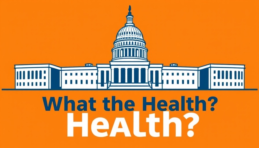 Illustration highlighting federal health policy cuts discussion