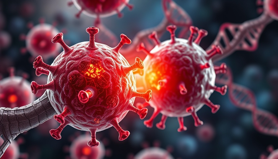 Cells and DNA strands illustrating inflammation prevention