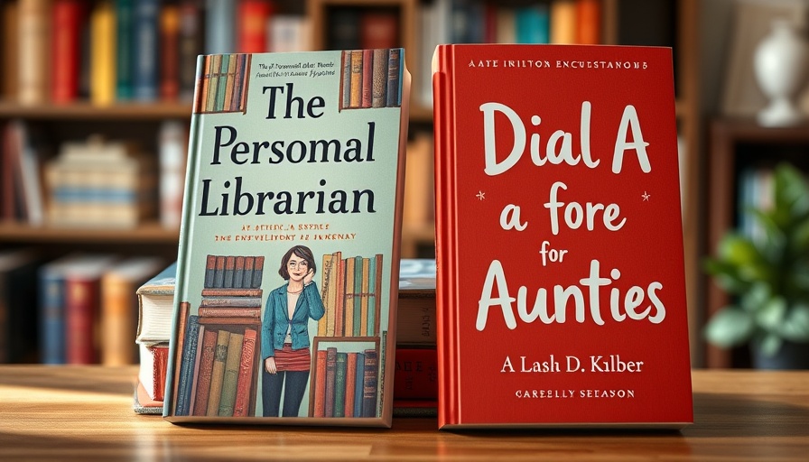 Senior Planet Book Club Poll Results: 'The Personal Librarian' and 'Dial A for Aunties' book covers displayed.