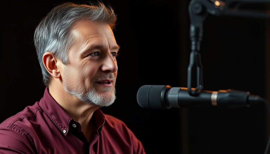 Podcast host discussing ways to get rich with AI.
