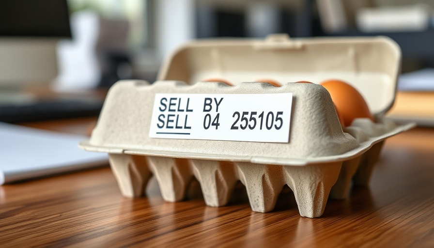 Egg carton with sell-by date, linked to salmonella outbreak in California.