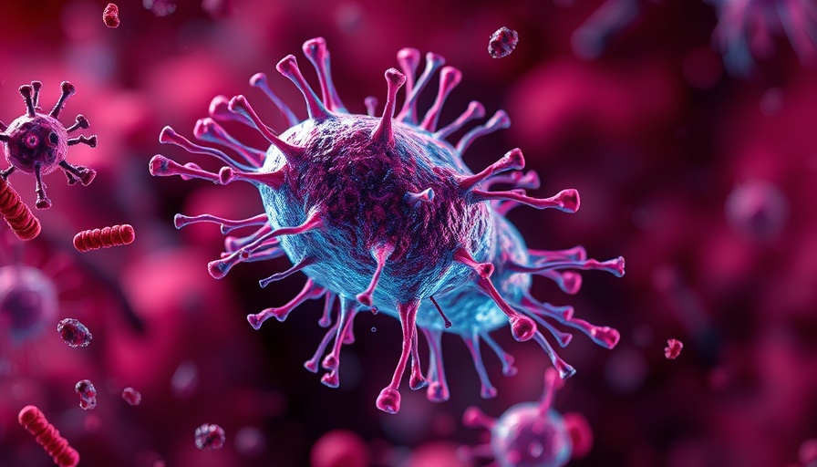 Microscopic bacterium showing antibiotic resistance in bloodstream.