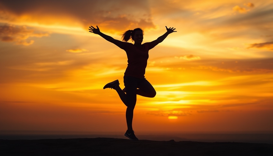 Stop Feeling Overwhelmed: Person balancing against a sunset sky.