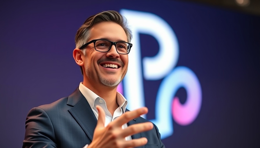 OpenAI Microsoft relationship issues presentation, smiling speaker.