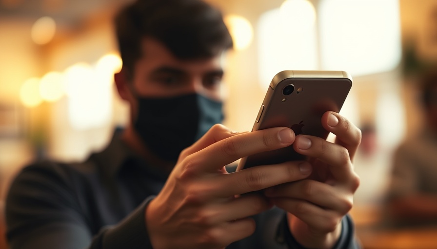 Screen addiction and its impact on mental health, close-up of a person on phone.