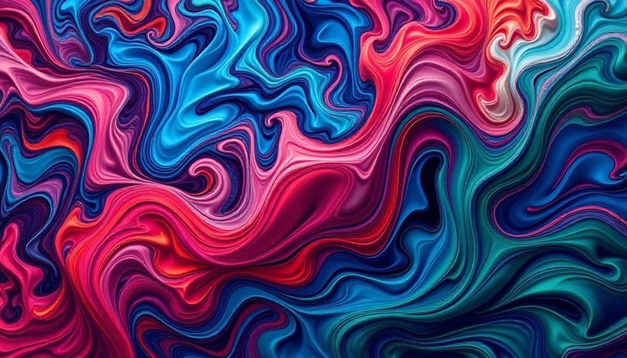 Abstract interpretation of agentic interpretability, featuring colorful patterns.
