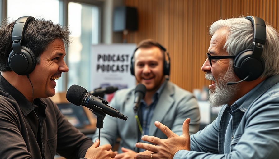 Podcast hosts discussing Meta's acquisition of Scale AI energetically.