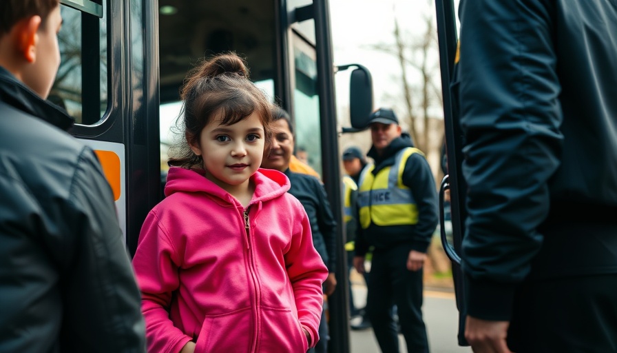 Gaza children cancer patients arriving in Jordan from a bus.