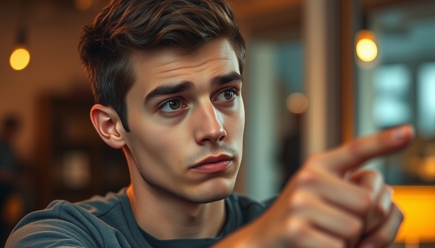 Thoughtful young man indoors, Midjourney visual content creation.