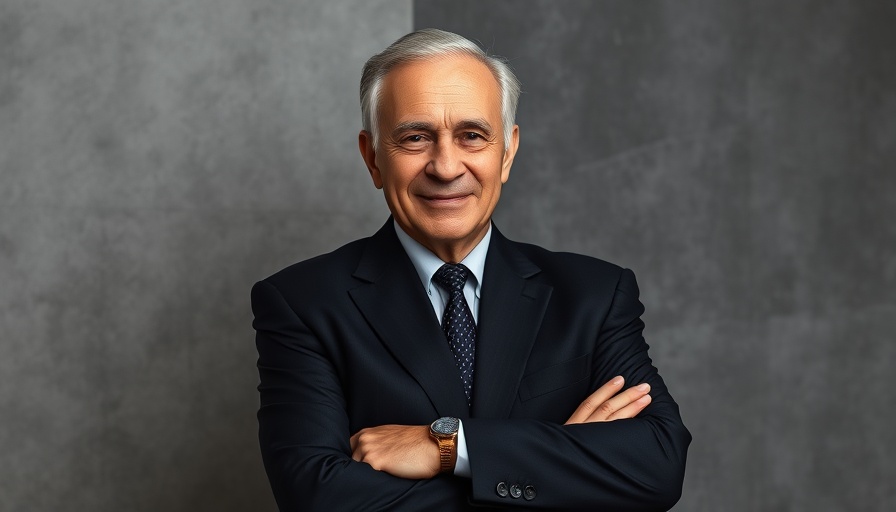 Elderly man in a suit smiling gently, representing George Takei life journey.